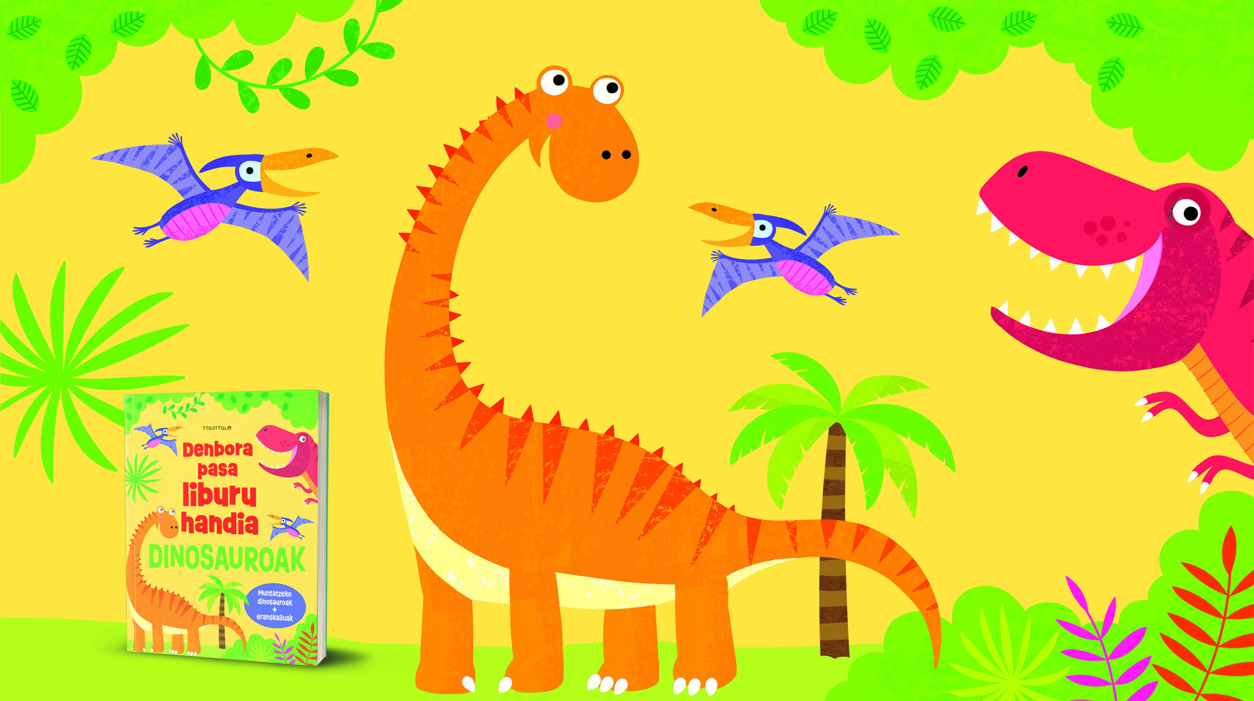 Denbora-pasa  liburu  handia.  Dinosauroak